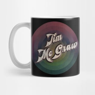 retro vintage circle Tim McGraw Mug